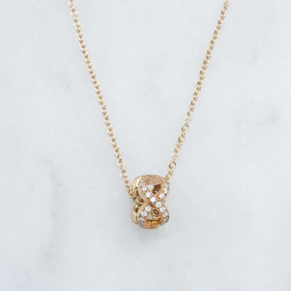 Gold Plate Slider on Chain - Lots #022 & 042